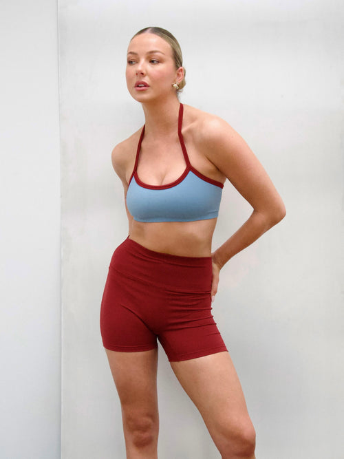 Cotton Touch Short - Burgundy