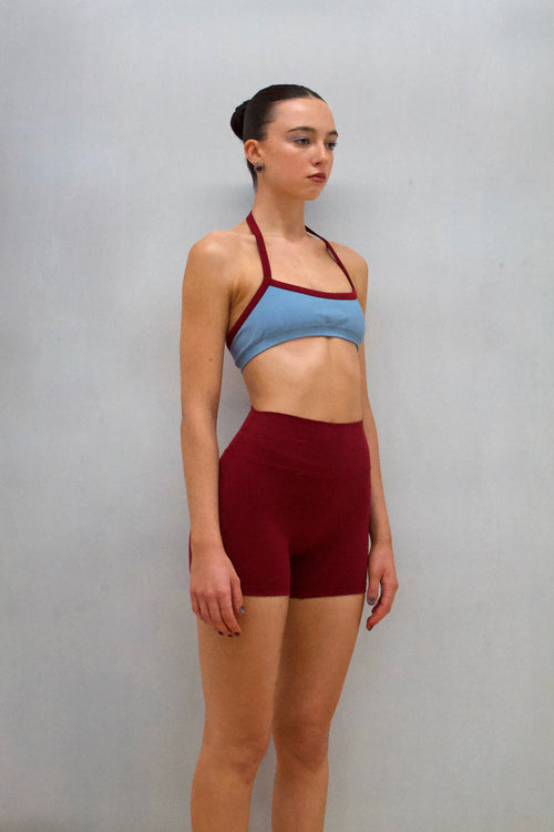 Barre Halter - Blue | Burgundy