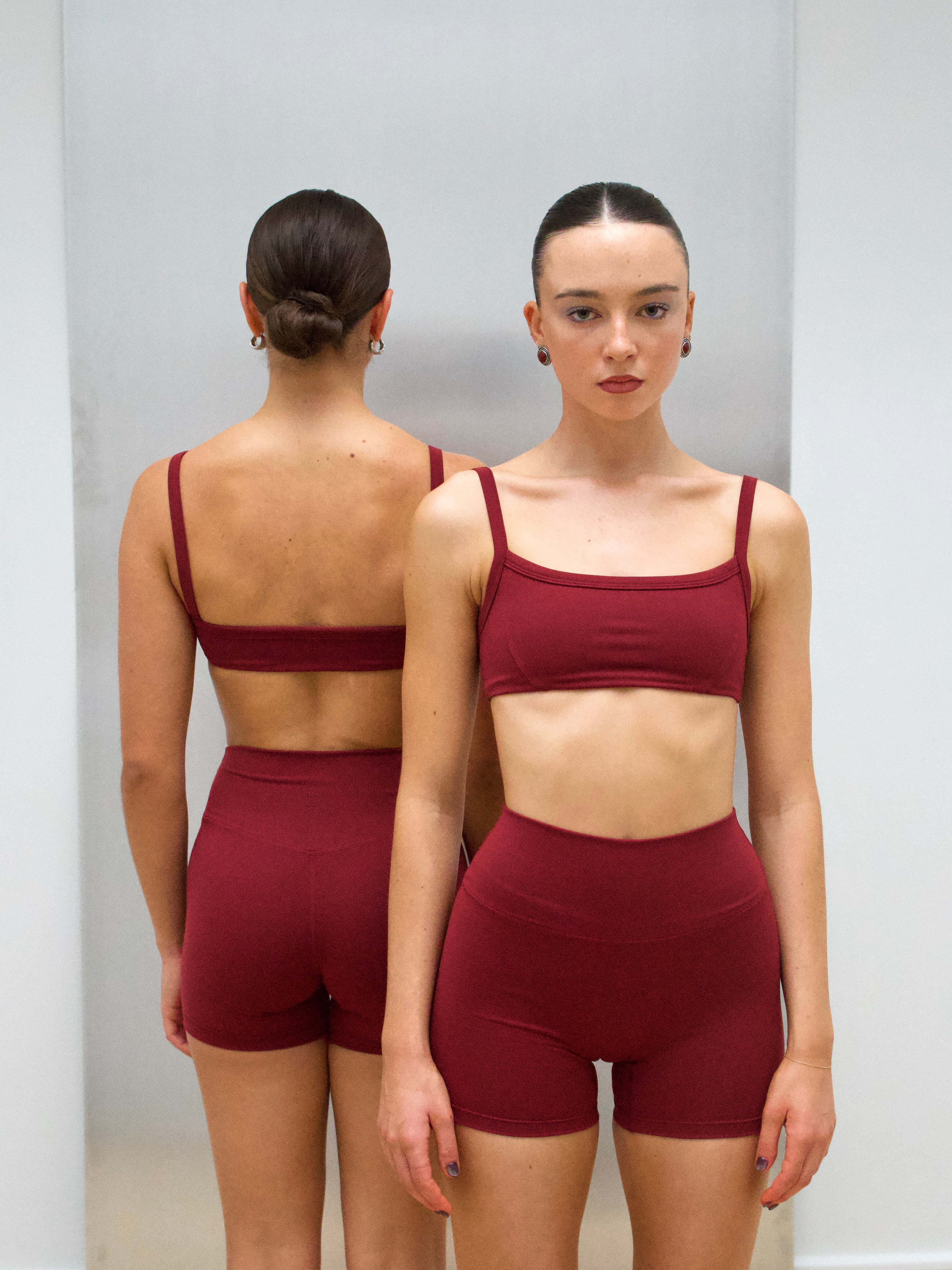 Cotton Touch Short - Burgundy